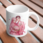 Customised Magic Mug with Photo, Name & Quote | Personalized Gift Mug for Birthday, Anniversary & Couple | 350ml Ceramic Mug