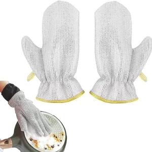 Premium Wire Dishwashing Gloves - Waterproof and Insulated for Scrubbing and Cleaning Dishes