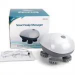Electric Scalp & Body Massager – 96 Silicon Kneading Points with Detachable Heads for Hair Growth & Relaxation