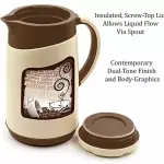 MILTON Viva Tuff Jug 1000 ml Beige Colour 1000 ml Flask  (Pack of 1, Beige, Plastic)