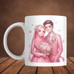 Customised Magic Mug with Photo, Name & Quote | Personalized Gift Mug for Birthday, Anniversary & Couple | 350ml Ceramic Mug