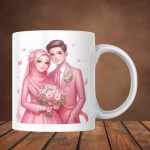 Customised Magic Mug with Photo, Name & Quote | Personalized Gift Mug for Birthday, Anniversary & Couple | 350ml Ceramic Mug