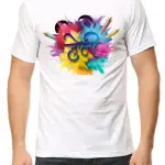 Nuoshopping Holi Special Printed T-Shirt – Celebrate in Style!