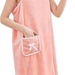 MORADO� Microfiber Bathing Wearable Magic Towel/Bath Towel/Beach and Spa Bathrobe/Bathroom Towel Dress with Straps for Girls & Women 300 GSM