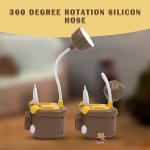 WISHKEY 3 in 1 Night Lamp USB Chargeable Light for Bedroom, Night Lamp for Kids with Pencil Sharpener & Pen Holder Stand Girls & Boys, Plastic Design for Child's Room (Multicolor)