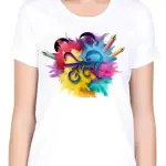 Nuoshopping Holi Special Printed T-Shirt – Celebrate in Style!