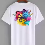 Nuoshopping Holi Special Printed T-Shirt – Celebrate in Style!