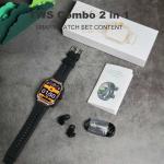 2025 Premium 2-in-1 Smartwatch with Earbuds: Fitness Tracker, Heart Rate & Sleep Monitor