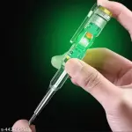 Beahelton 1 pcs High-Brightness Intelligent Voltage Tester Pen - Multi-function LED Test Pen with Screwdriver for Electric Power Testing, Voltage Tester Detector