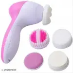 5 in 1 Beauty Care Brush Electric Facial Cleanser Massager (Multicolor)