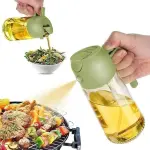 580ml Oil Sprayer & Dispenser Bottle – Refillable Cooking Oil Spray for Kitchen Use