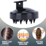 Hair Scalp Manual Massager Shampoo Brush for Hair Massage, Black
