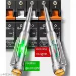 Beahelton 1 pcs High-Brightness Intelligent Voltage Tester Pen - Multi-function LED Test Pen with Screwdriver for Electric Power Testing, Voltage Tester Detector